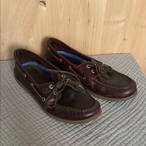 Classic Brown Leather Boat Shoes